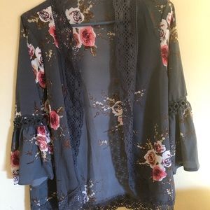 Bell sleeve Kimono